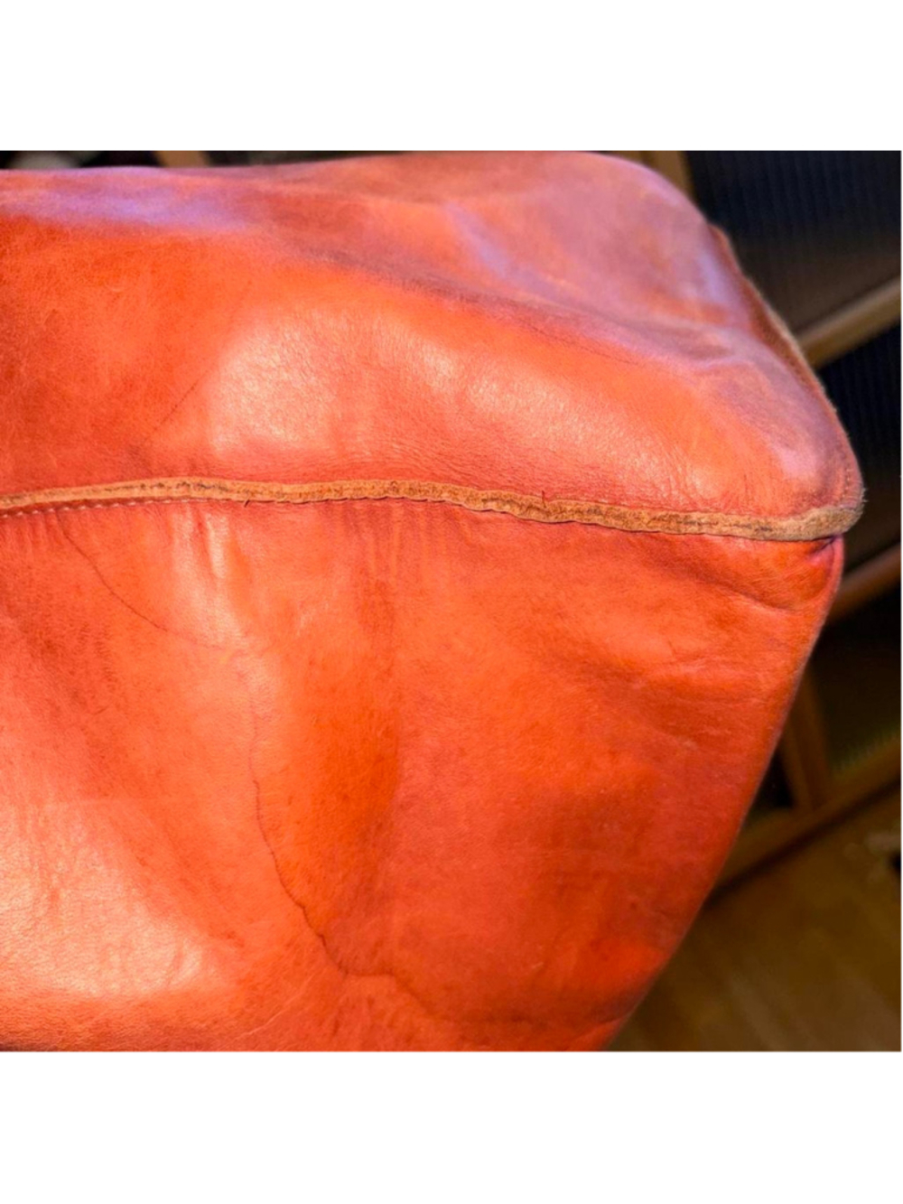 #clareV simple tote in Brown leather - Picture 3 of 8